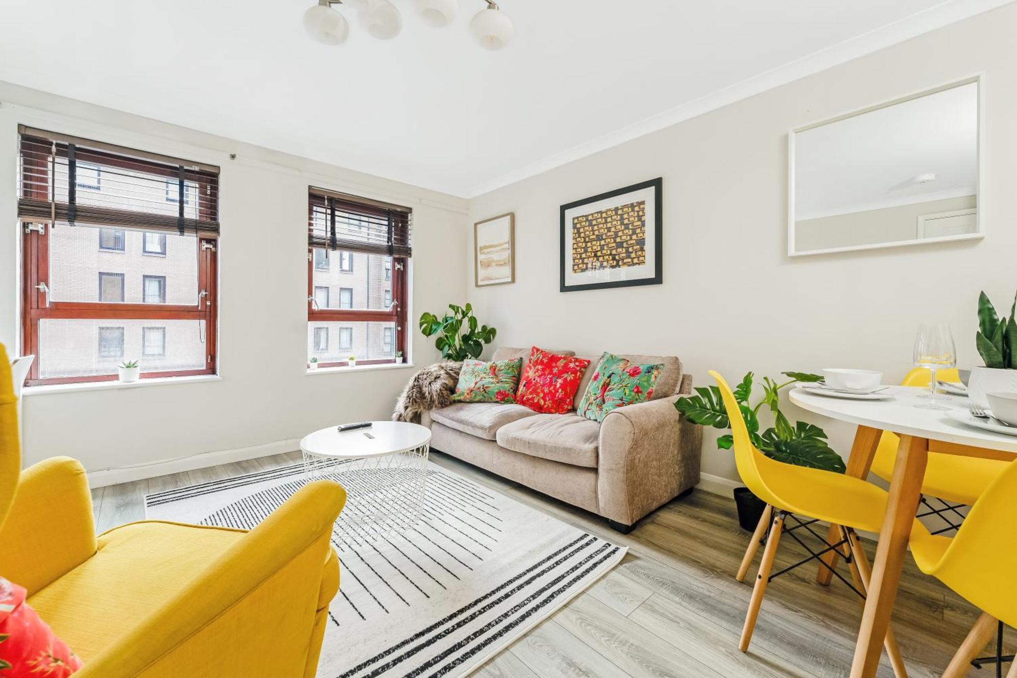 The Merchants Gem - 2Bed & Free Parking Glasgow Bagian luar foto