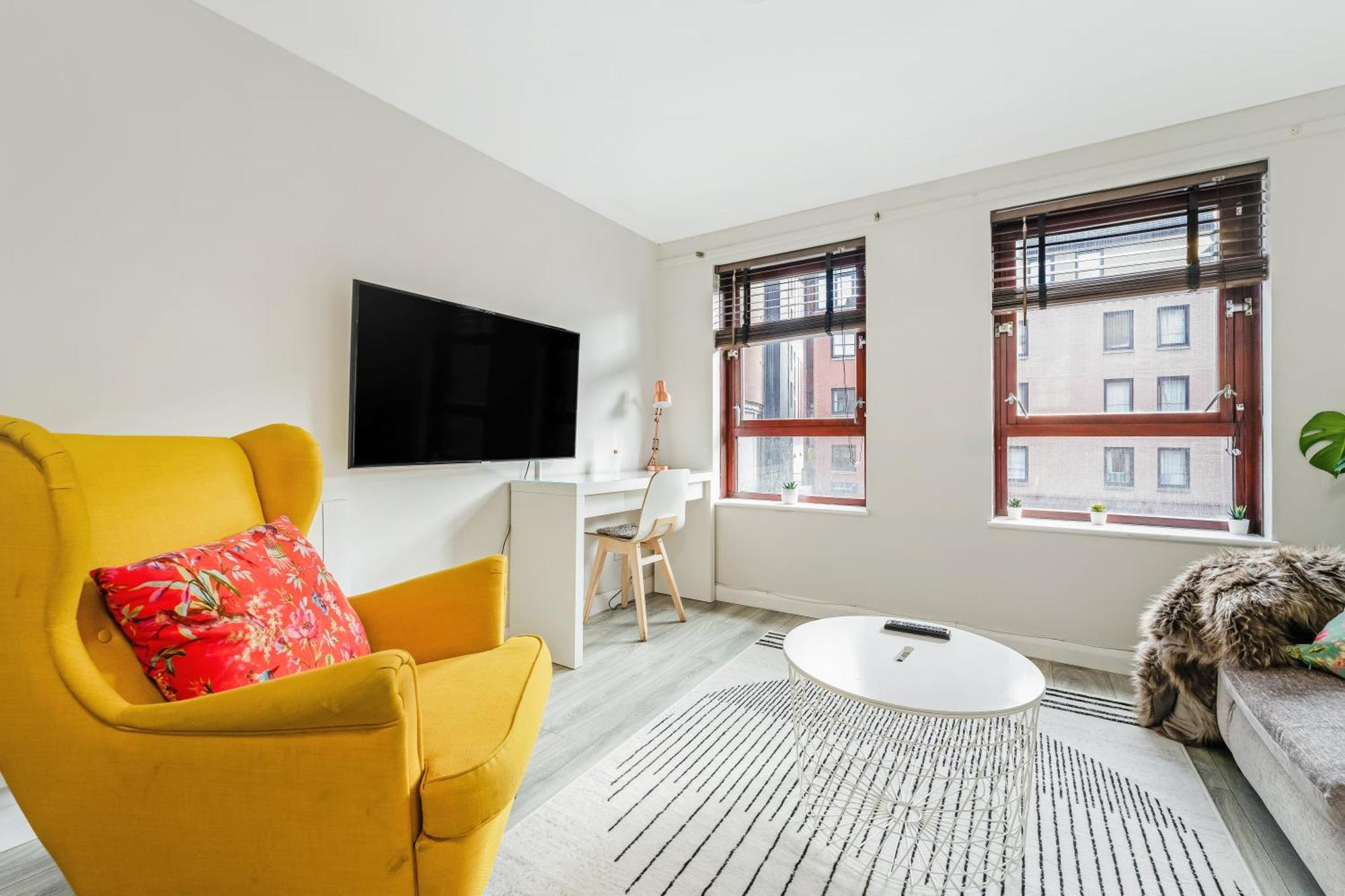 The Merchants Gem - 2Bed & Free Parking Glasgow Bagian luar foto